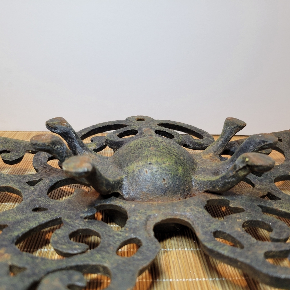 Cast Iron Garden Butterfly Candle Holder Wall Sconce Or Tabletop - Picture 5 of 14